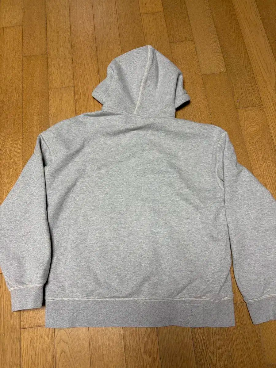 1 ROUGH SIDE 24fw オーバーサイズ ジップアップ フーディー フードジップアップ メランジ グレー