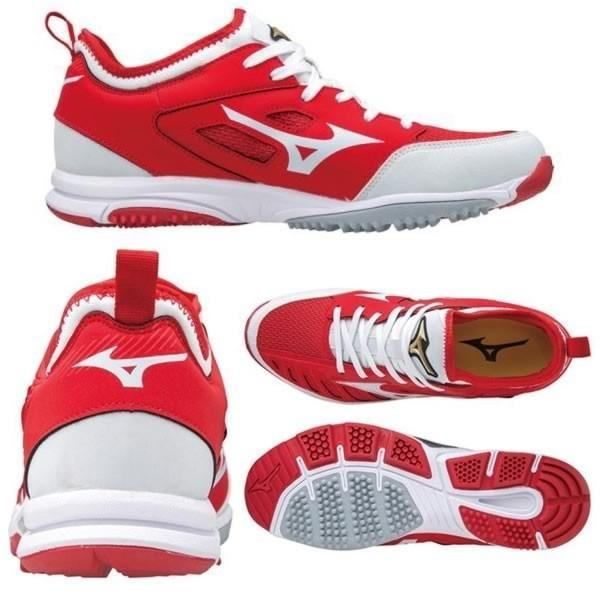 トレーニングシューズ ミズノ 紐式 メンズ レディス レッド ネイビー GlobalElite アフタートレシューズ