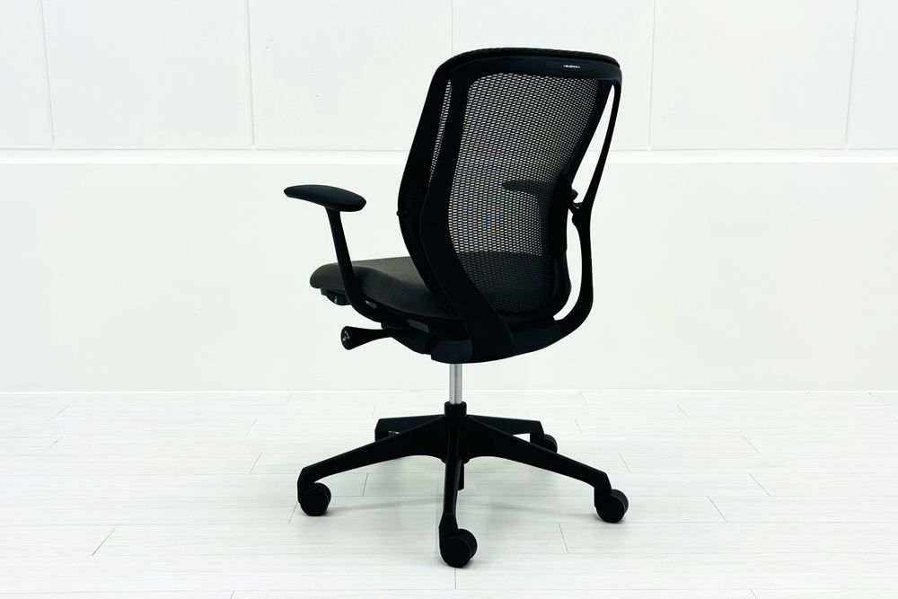 オカムラ シルフィーチェア 2020年製 ローバック 固定肘 OKAMURA Sylphy オフィスチェア オフィス家具 ミディアムグレー A000003926