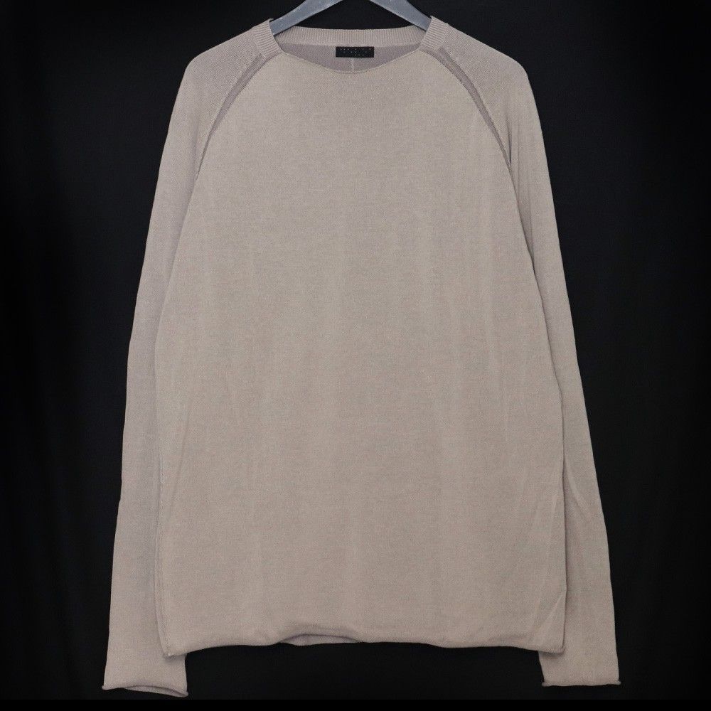 DEVOA Long Sleeve コットン ニット トップス サイズ3 ベージュ