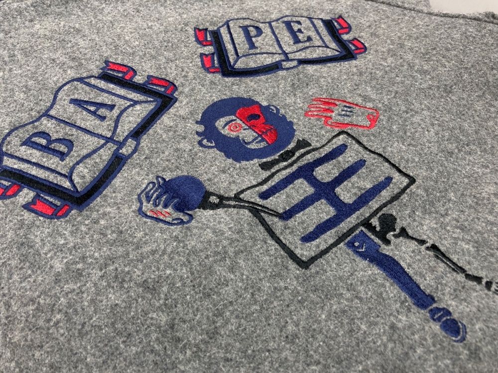 アベイシングエイプ A BATHING APE × EBBETS FIELD FLANNELS エベッツ