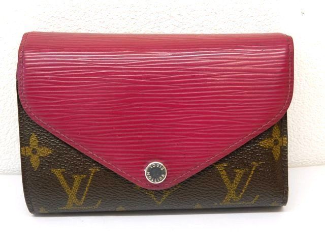 ヴィトン M60494 CA0153 ポルトフォイユマリールー 三つ折り財布 ウォレット モノグラム×エピ LOUIS VUITTON 7J