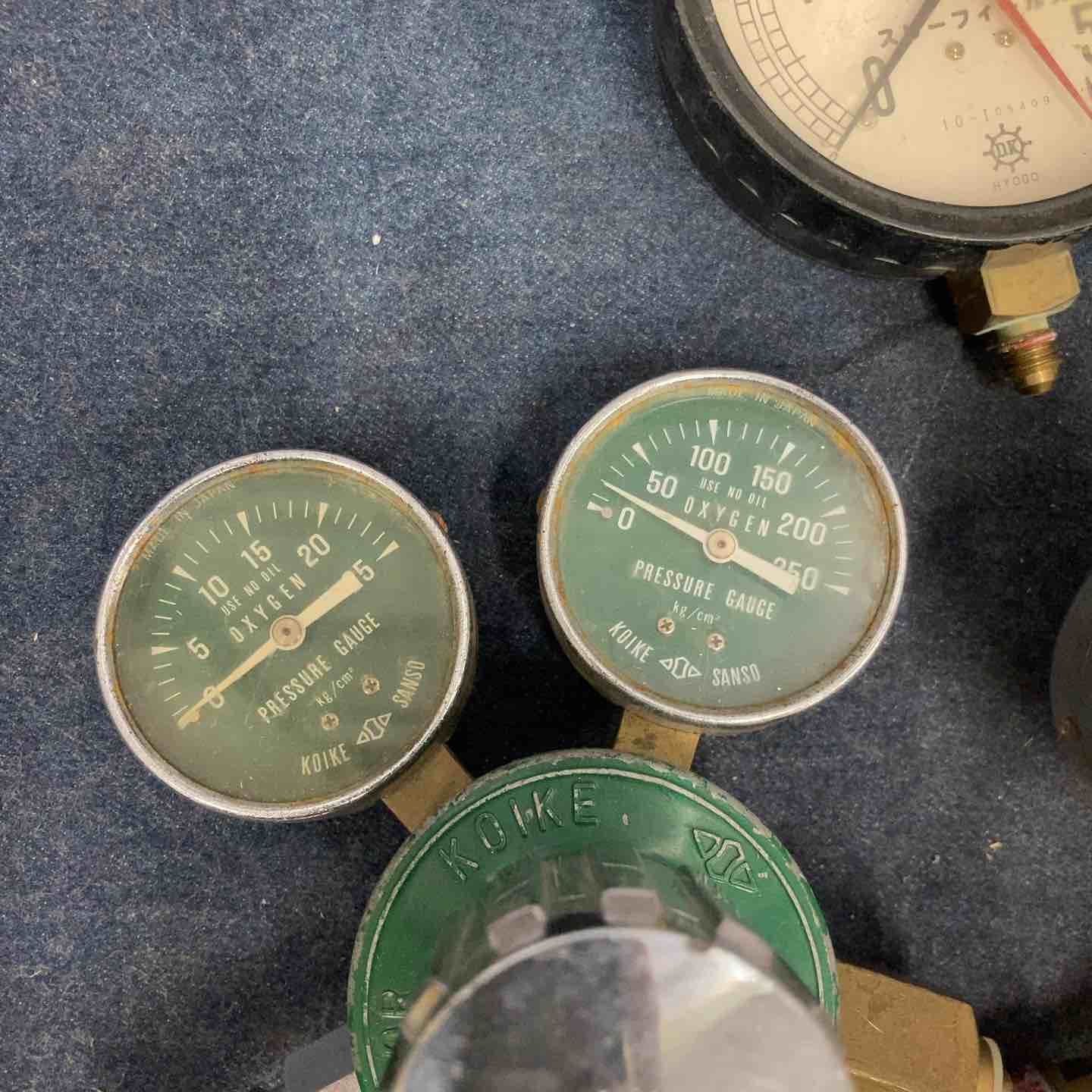  小物 プレッシャーゲージ レギュレーター 酸素調整器 アセチレン調整器 圧力計 等 動作未 その他 計測 検査