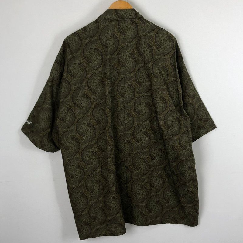 品 FAT エフエーティー FIBERSAIC S S SHIRT F32510-SH18-AB ファイバーザイク ショートスリーブ シャツ 半袖 トップス 総柄 142-251103-yo-07-tei