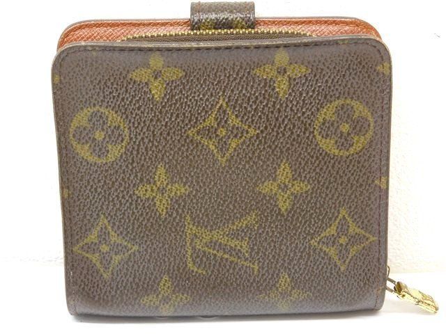 ヴィトン 財布 M61667 MI0052 モノグラム コンパクトジップ ウォレットLOUIS VUITTON 7J