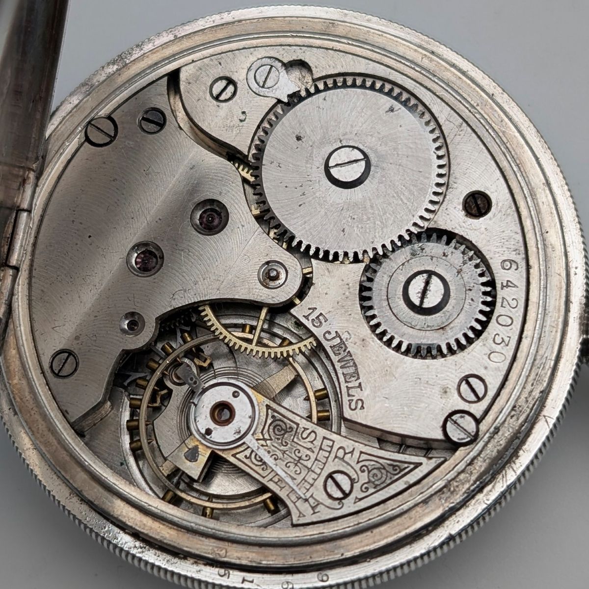 懐中​時計 純銀デニソンケース