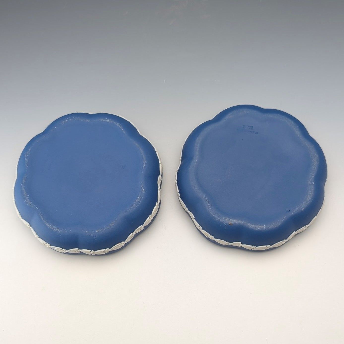 蓋付き​小物入れペア ロイヤルブルー