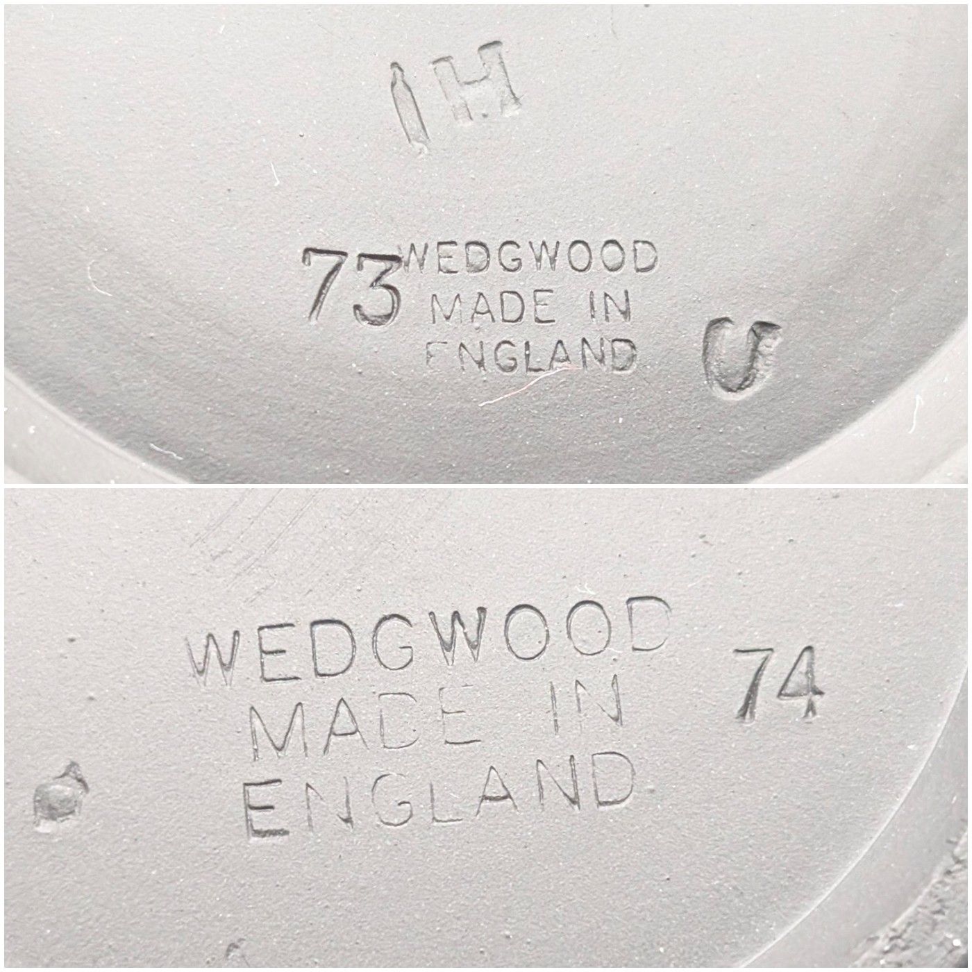 ジャスパーウェア製 一輪挿し花瓶ペア