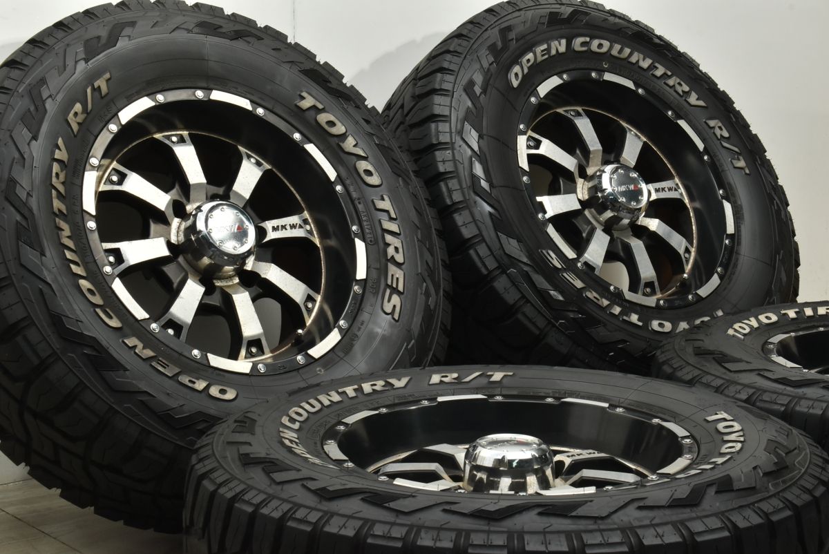 カスタム用に MKW MK 46 16 in 8 J 0 PCD 139 7 トーヨー オープンカントリー R T LT 265 70 ランクルプラド ハイラックス サーフ