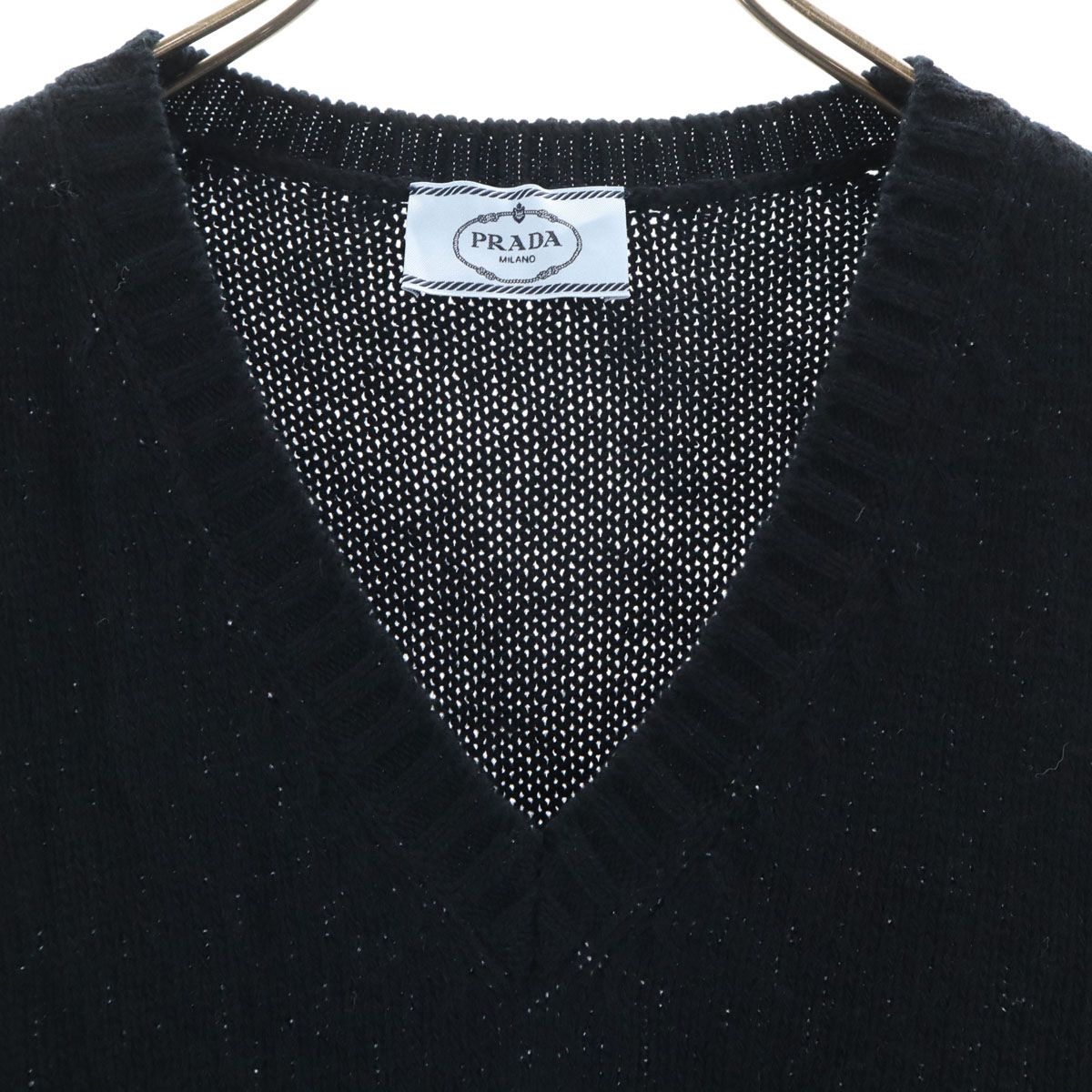 Vネック ニットベスト