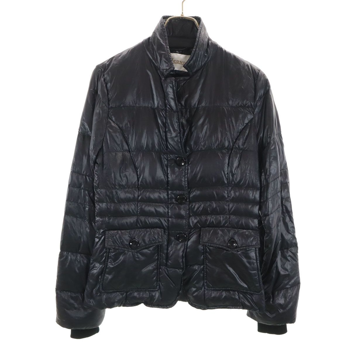 Herno ブラック ダウンジャケット 42 Herno ヘルノ ダウンジャケット 42 ブラック レディース 古着 - メルカリ