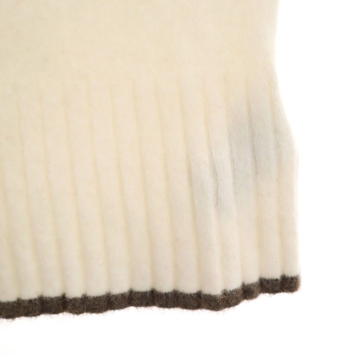  MONCLER モンクレール 長袖 セーター XS アイボリー ニット き レディース 古着 長袖 ニット セーター