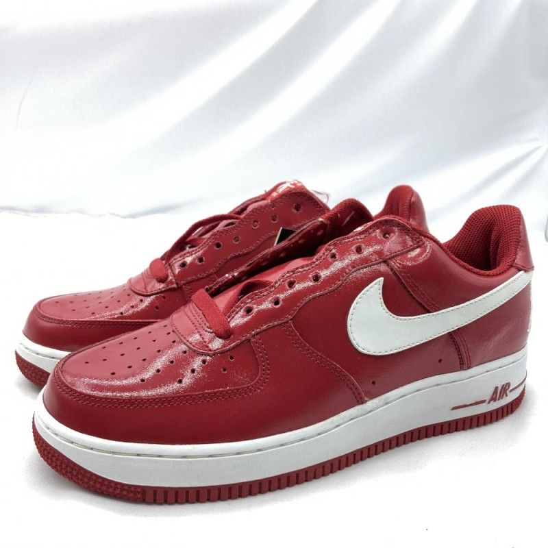 NIKE AIR FORCE1 LOW SHEED Varsity Red White 26.5cm 306347-611 ナイキ エアフォースワン 19