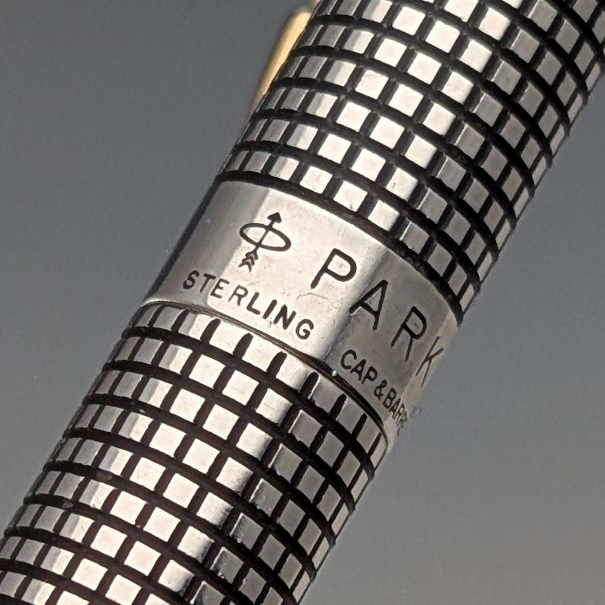 米国ヴィンテージ PARKER パーカー75 純銀製 シズレ シャープペンシル