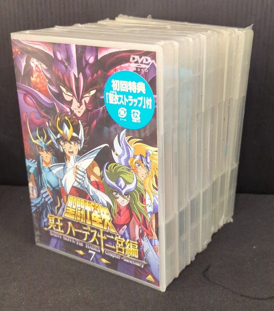 サンプル盤 アニメDVD 聖闘士星矢 冥王ハーデス十二宮編 初回版全7巻