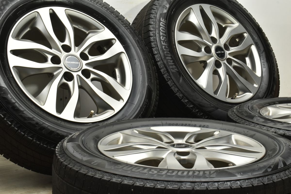 トヨタ車 設計 バルミナ 16 in 6 5 J 39 PCD 114 3 ブリヂストン ブリザックVRX 205 65 R ヤリスクロス エスティマ 70系 カムリ