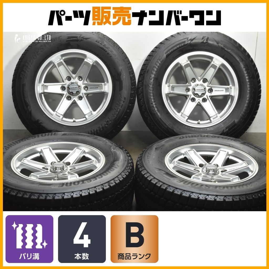 バリ溝 KEELER キーラー 17 in 8 J 25 PCD 139 7 ブリヂストン ブリザック DM V 3 265 65 R ランドクルーザープラド ハイラックス サーフ