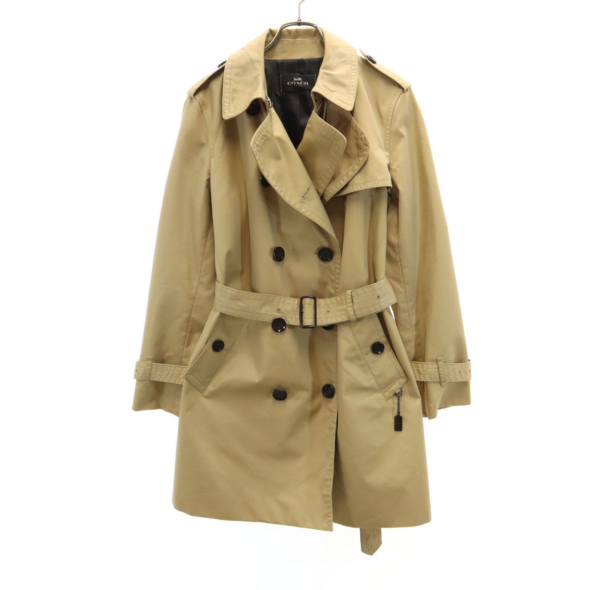 楽一番公式アカウント10様COACH トレンチコート レザー 【Mサイズ ビッグ 楽一番公式アカウント10様COACH トレンチコート レザー 【Mサイズ