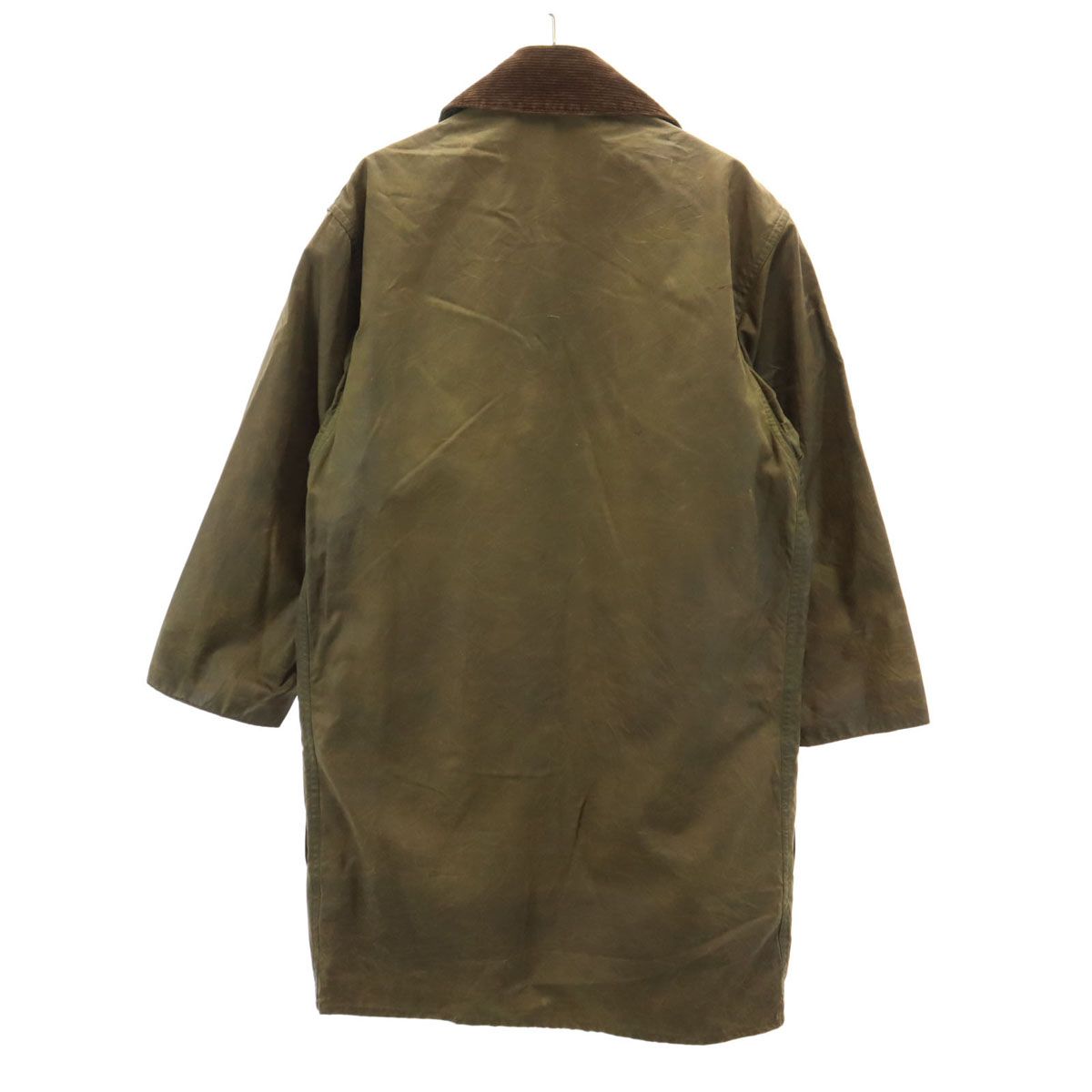 Barbour バブアー 90s 3ワラント ボーダー BORDER オイルドジャケット C36 91CM ブラウン系 メンズ 古着