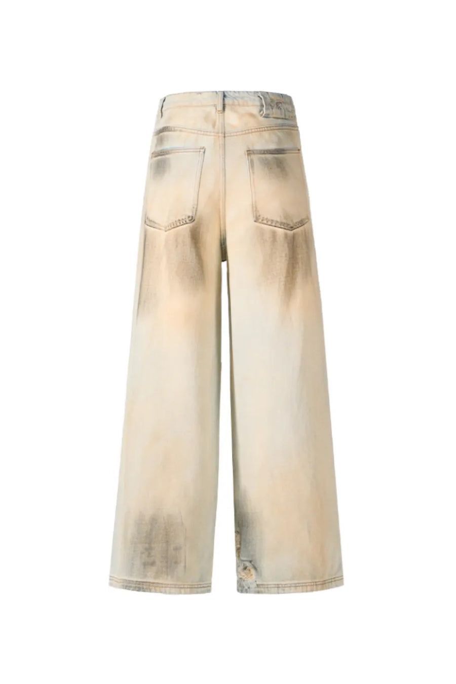 PEOPLESENSE｜MUD DYE RIPPED JEANS