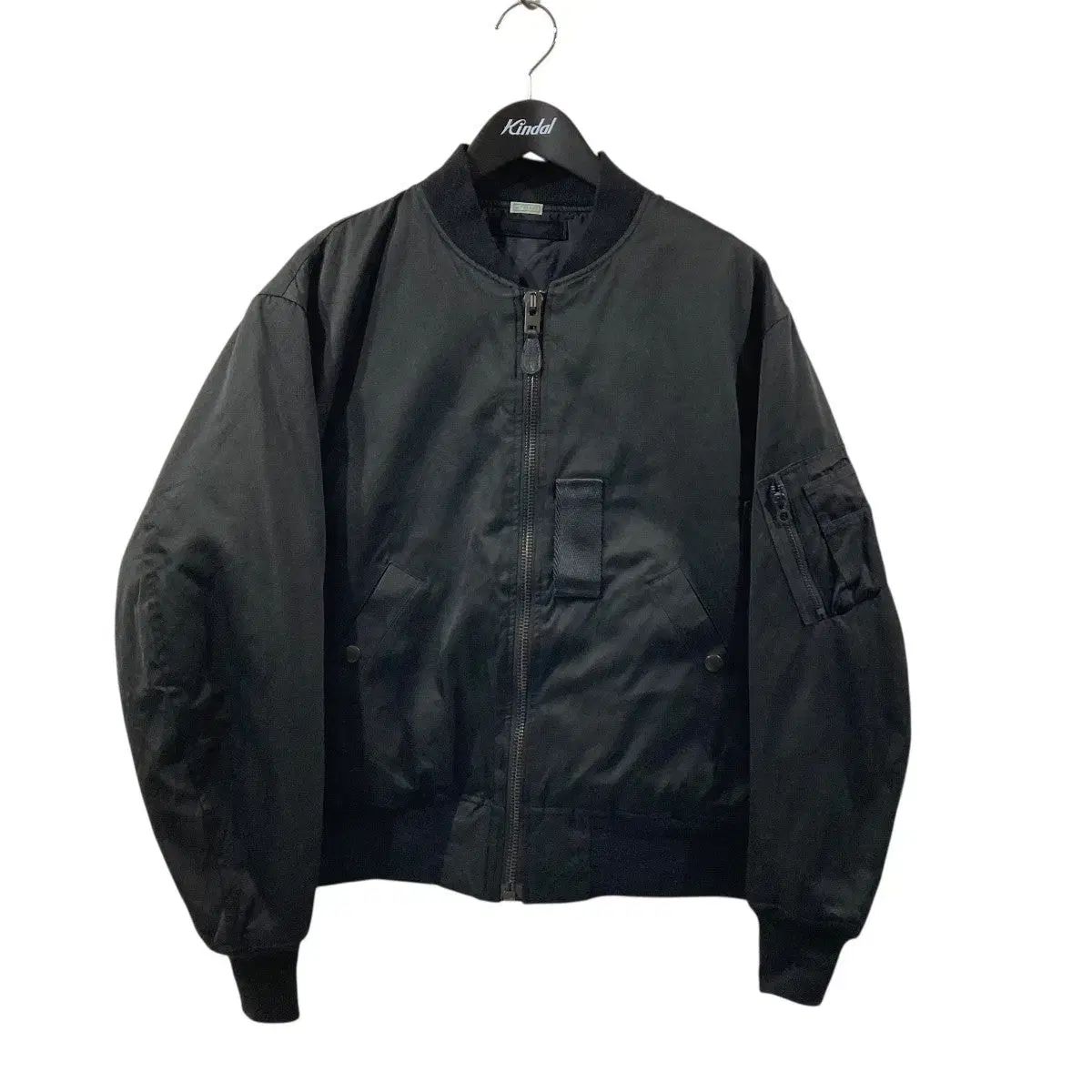 25SS アプレッセ A presse ヴィンテージシルク フライト ジャケット ブラック 1