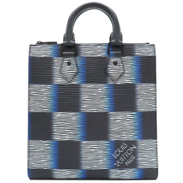 ルイヴィトン LOUIS VUITTON 2WAYバッグ サックプラ クロス レザー ダミエラッシュ ブルーグラデーション ブラック金具 黒 ショルダー エピXL M23957 RFID 保存袋