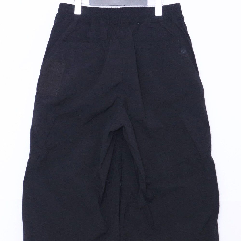  TEN C GARMENT DYED サイズ46 ブラック ワイドパンツ イージーパンツ パンツ