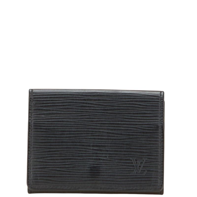 ルイ ヴィトン エピ アンヴェロップ カルト ドゥ ヴィジット カードケース 名刺入れ M 62292 ノワール ブラック レザー レディース LOUIS VUITTON 1-0220196
