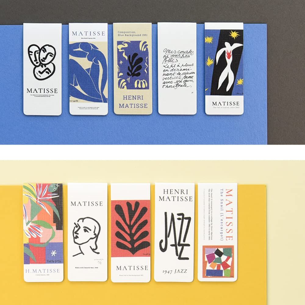 モノライク マグネット式 しおり アンリマティス Henri matisse Ver 1 2 Bookmarks セットマグネットブックマーク