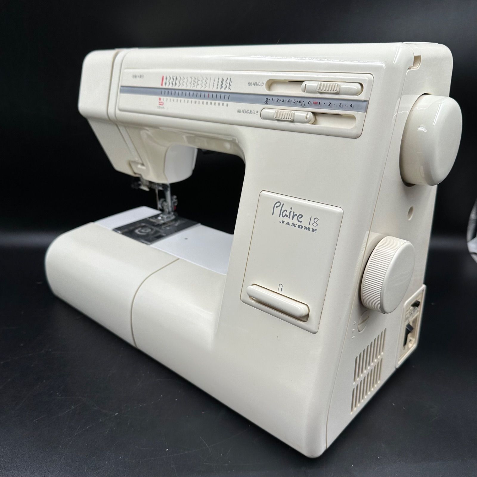 自動糸調 パワフル☆1年保証付 ジャノメミシン プレール18 完全整備品 
