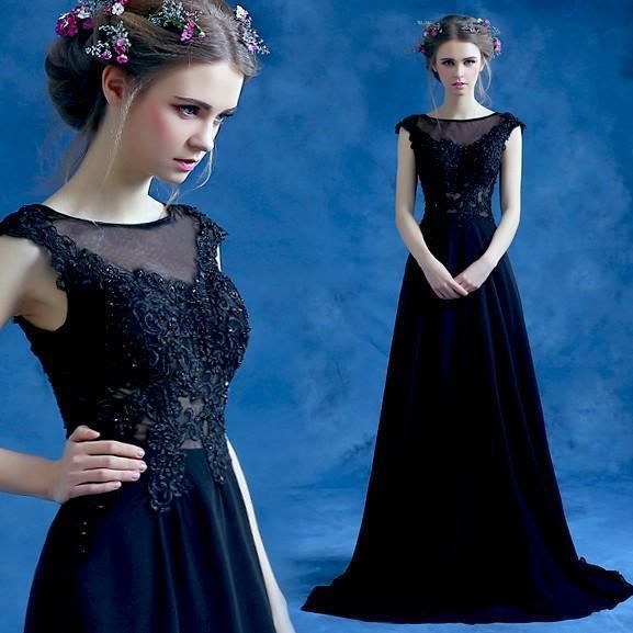 パーティードレス 結婚式 フォーマル イブニングドレス カクテルドレス ロングドレス ドレス 黒 演奏会 ウエディングドレス