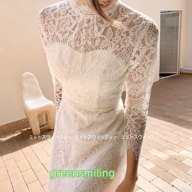 ウェディングドレス 花嫁 二次会 ウエディングドレス 結婚式 前撮り 披露宴 レストランウェディング ハネムーンフォト レース