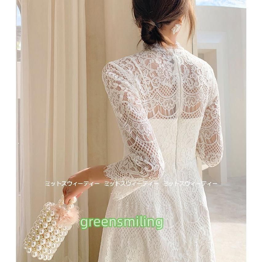 ウェディングドレス 花嫁 二次会 ウエディングドレス 結婚式 前撮り 披露宴 レストランウェディング ハネムーンフォト レース