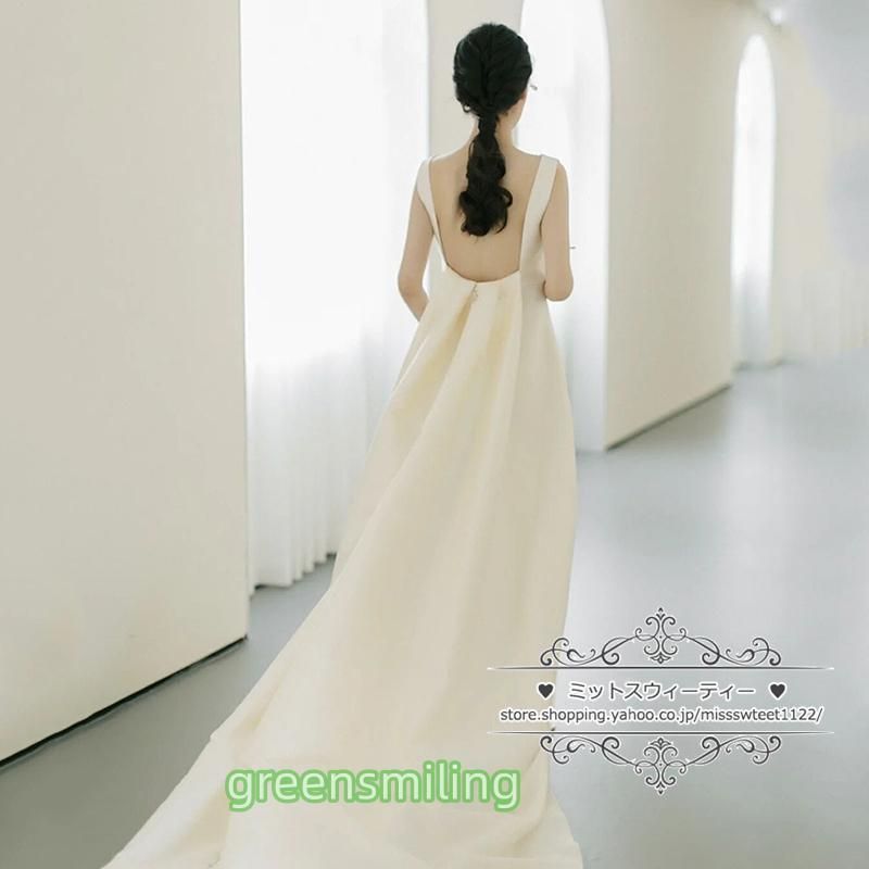 ブライダル ロングドレス