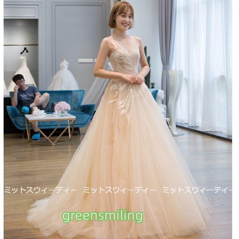 ロングドレス Aライン