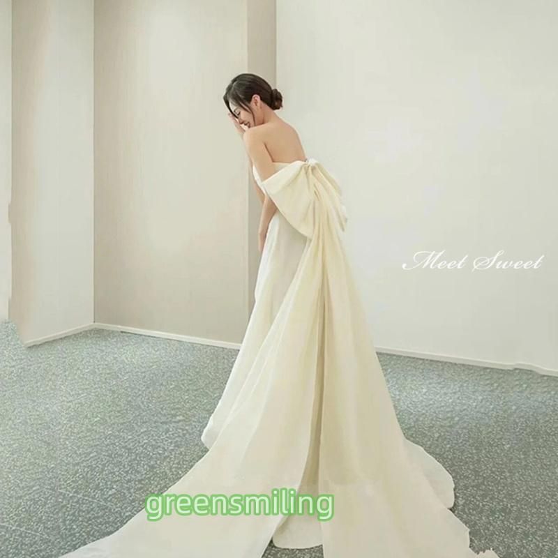 ウェディングドレス ウエディングドレス 二次会 結婚式 披露宴 前撮り ブライダル ロングドレス 花嫁 Aラインドレス サテン