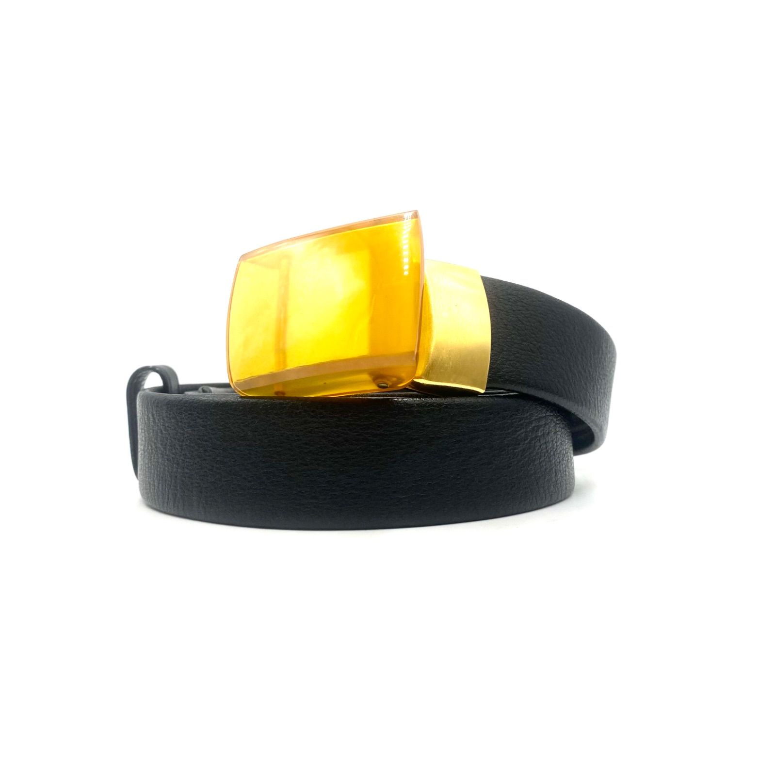 Burberry バーバリー ベルト ウエスト フリーサイズ レザー ブラック