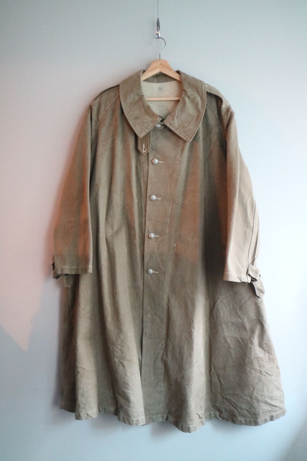 40s French Army M-35 Motorcycle Coat フランス軍 モーターサイクルコート