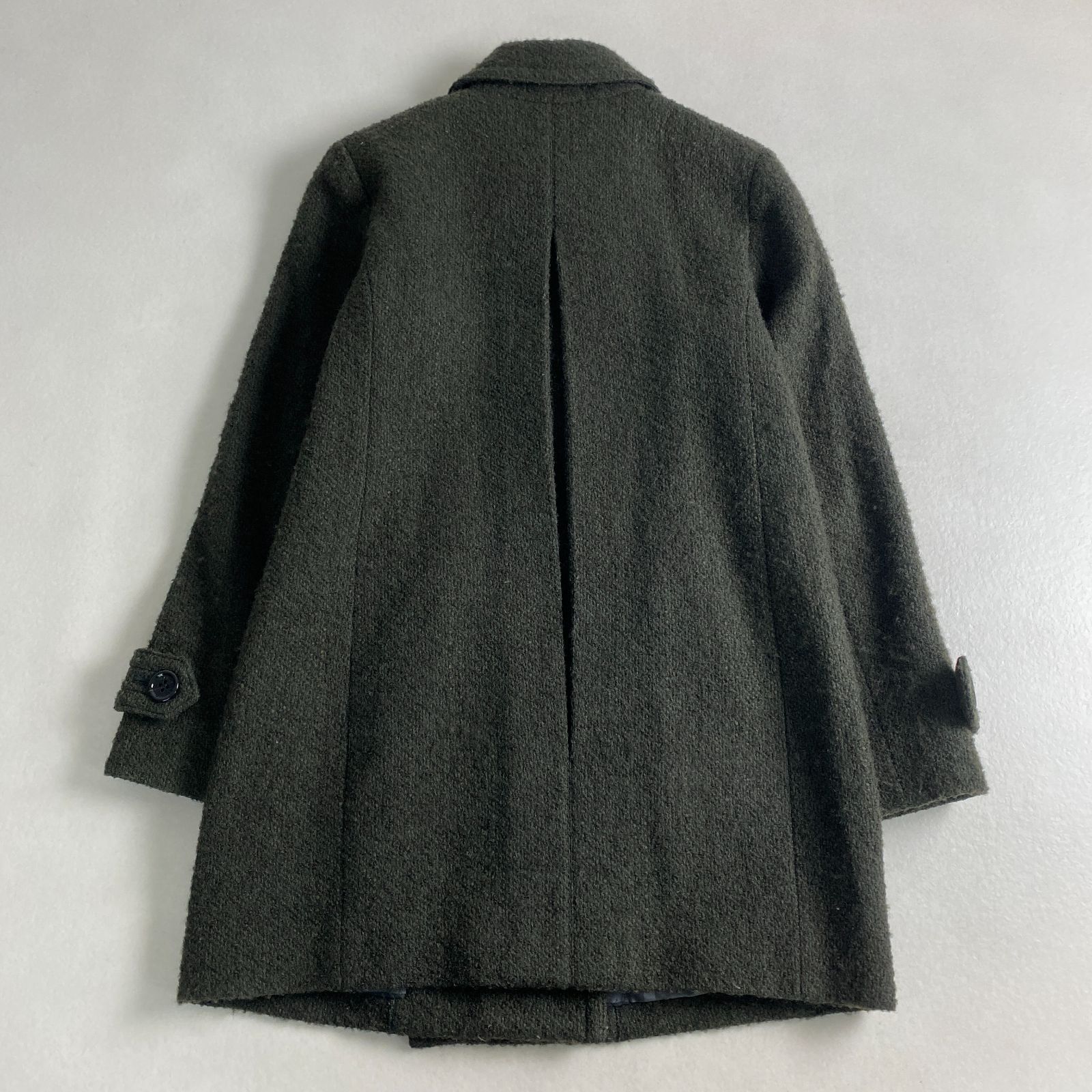 バーバリーロンドン Burberry カーキファーコート38 M スコットクラブ