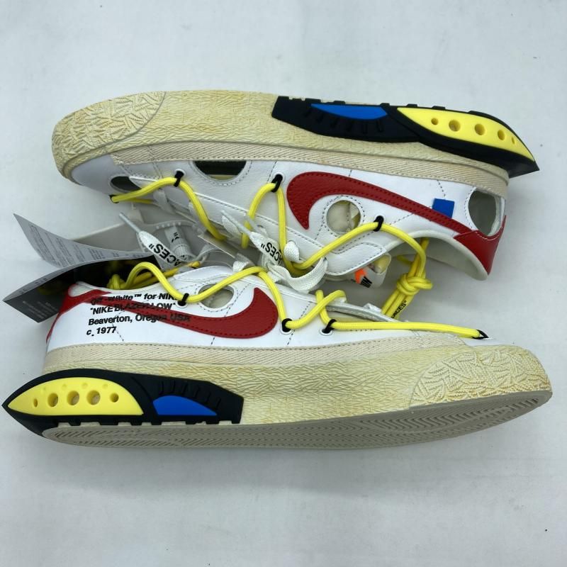  OFF WHITE NIKE BLAZER LOW サイズ26 cm DH 7863 100 19 その他 靴