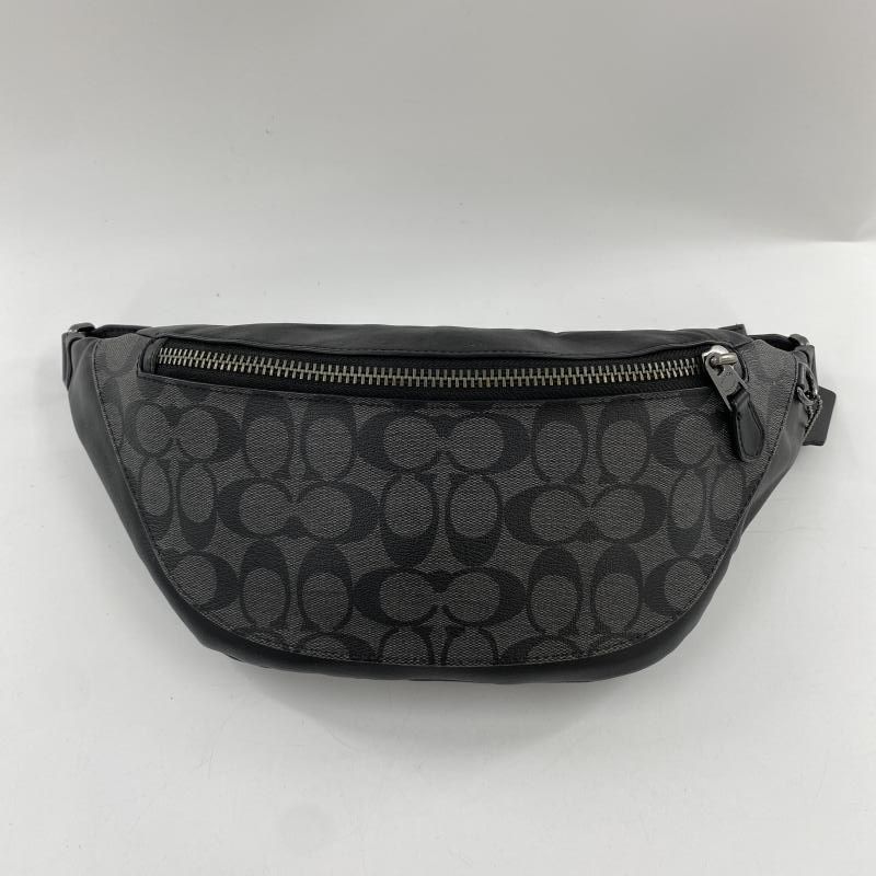 【美品】COACH F78777 ボディバッグ シグネチャー PVC レザー コーチ COACH COACH コーチ アウトレット ボディバッグ F78777 QBMI5