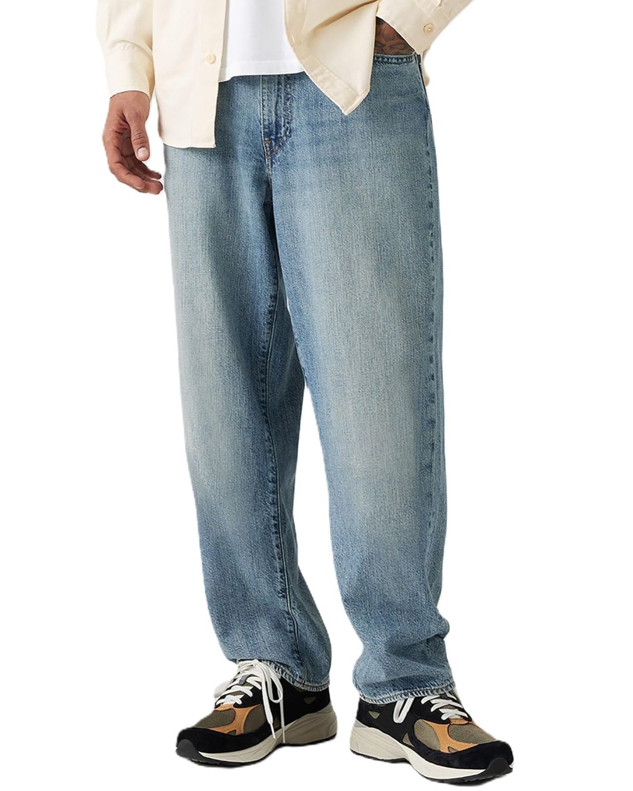 リーバイス ジーンズ 568 TM LOOSE STRAIGHT ルーズ ストレート メンズ 29037-0085 MEDIUM WASH 29037-0085 MEDIUM WASH Free Size