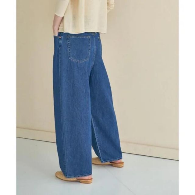 ESTROISLOSE エストゥロワルーズ ピュアデニム バギーパンツ indigo size 2 ボトムス デニム 10.75oz