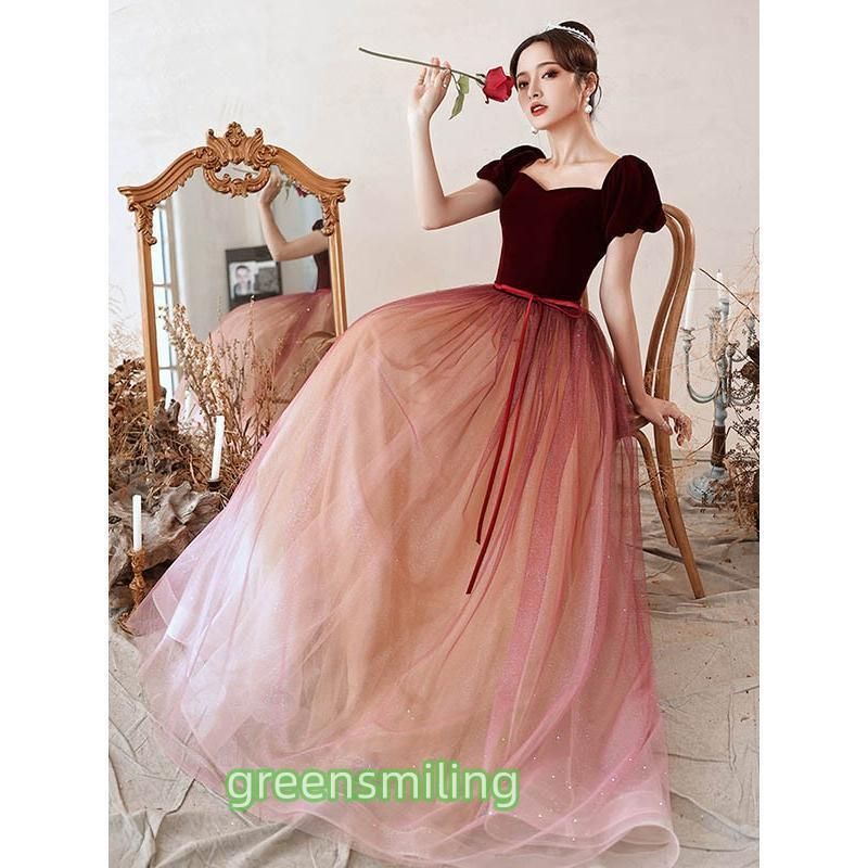 ドレス 大人 キラキラ 大きいサイズ 小さいサイズ 半袖 演奏会 結婚式 ロング 披露宴 レディース 発表会 イブニングドレス パーティー