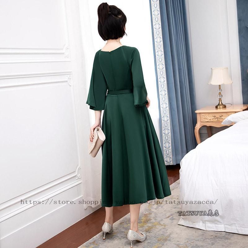 袖あり ロング丈