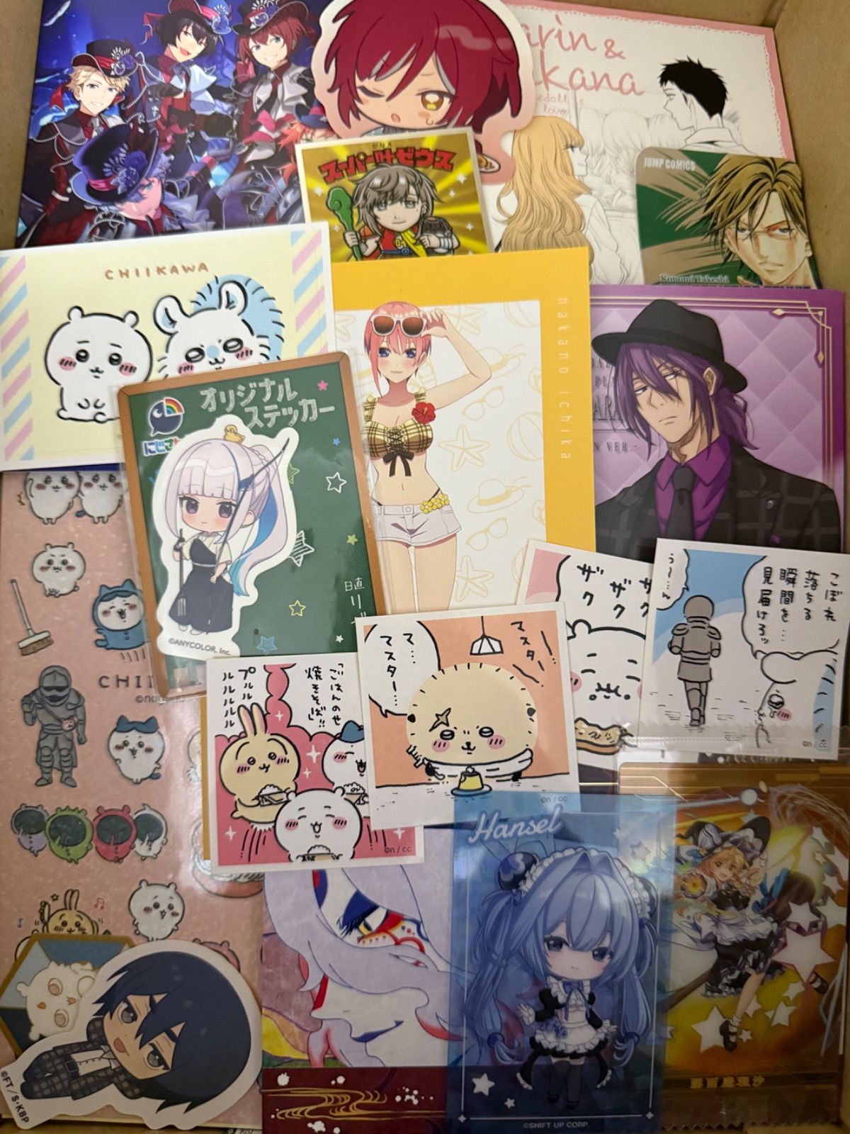 紙類 アニメ ゲーム まとめ売り 大量 コースター ポストカード カード
