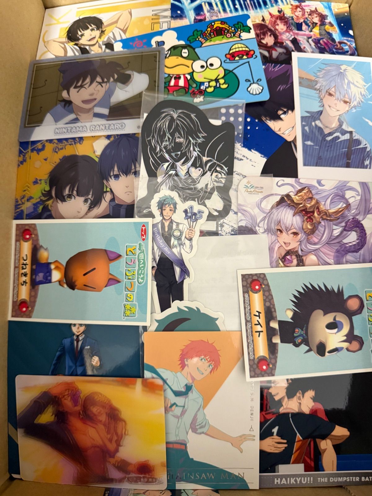 紙類 アニメ ゲーム まとめ売り 大量 コースター ポストカード カード