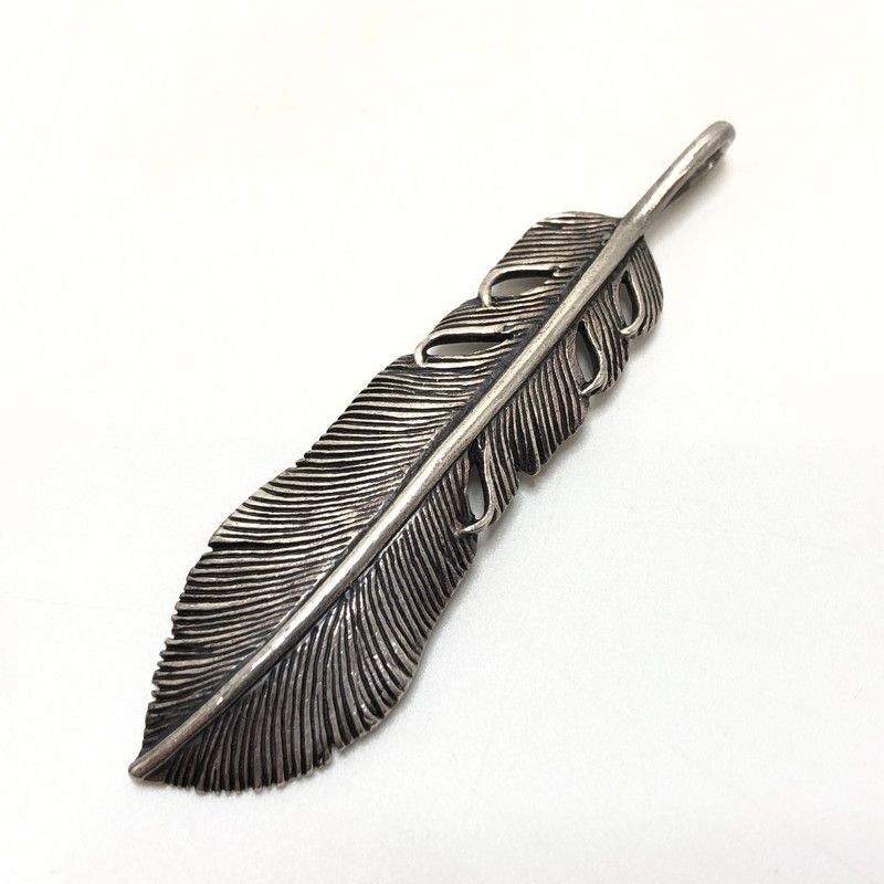 中古品】SAAD サード フェザートップ シルバー 925 ペンダントトップ