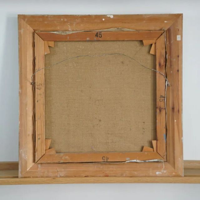 真作保証□油彩□赤坂信彦□『忍野雪景色』□F10号 大型