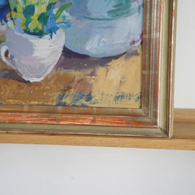 ▽ 田巻洋一 ▽ 1988年制作 肉筆油絵 風景画 F3 額装品 2025年最新